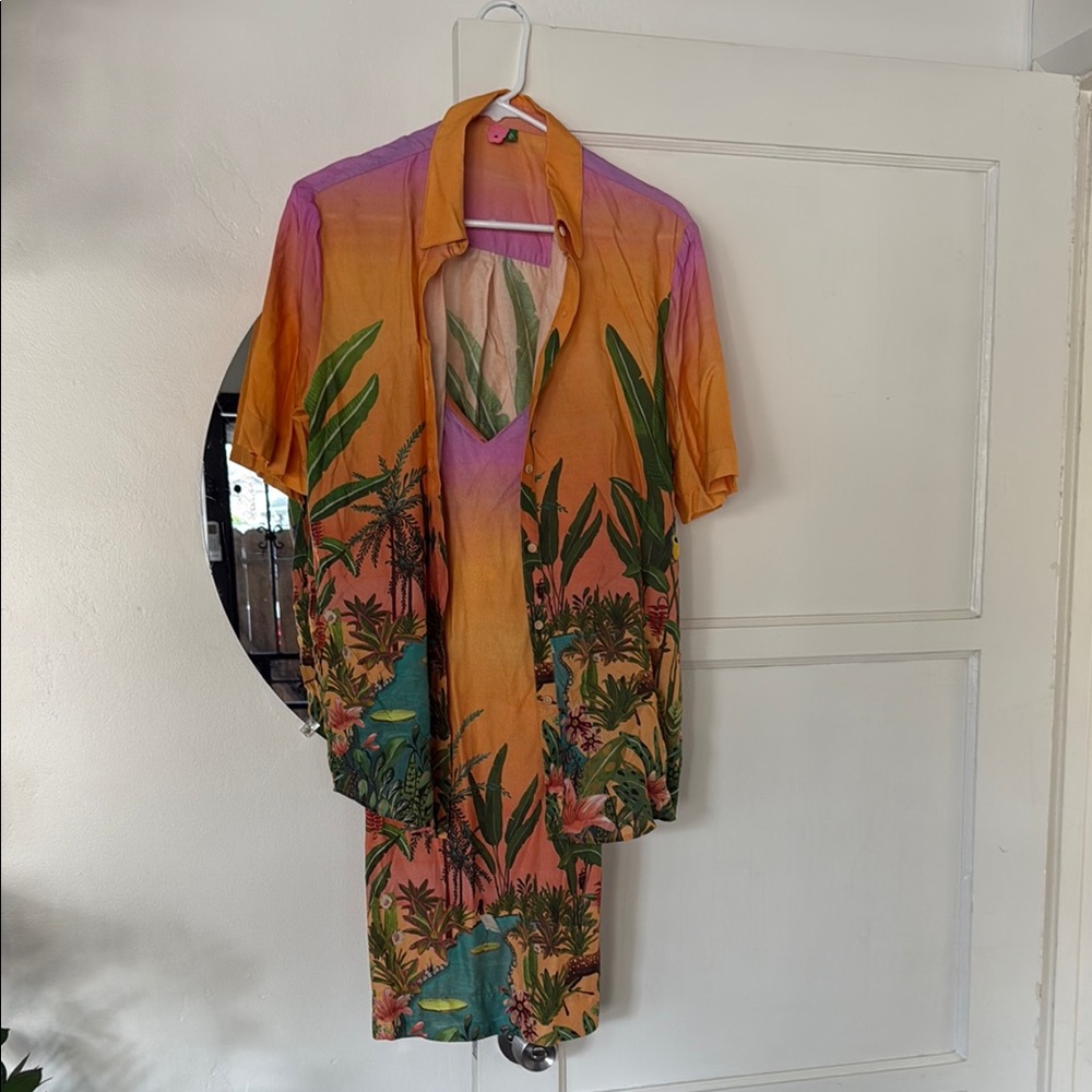 FARM Rio Multicolor Tropical Dress